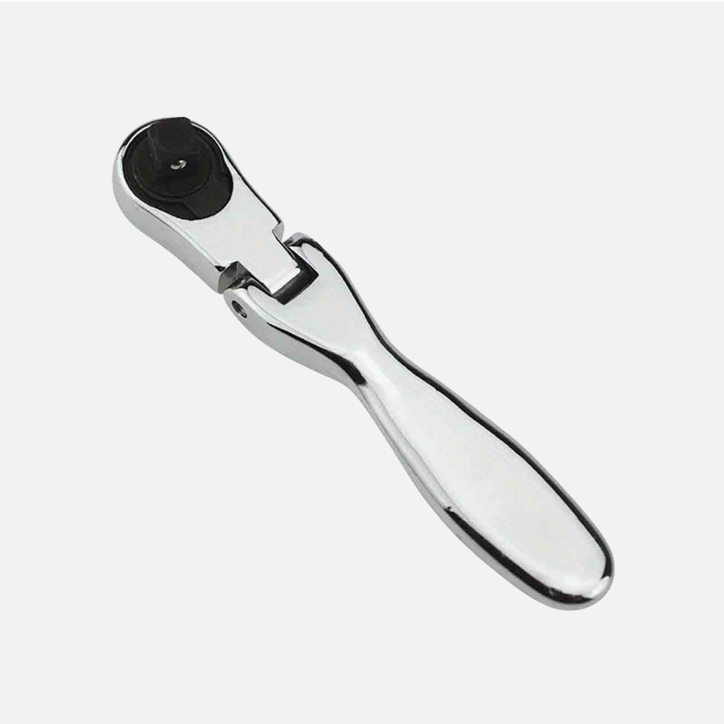 1/4 Inch 2 in 1 Mini Ratchet Wrench – 72 Tooth Dual End Quick Rotation Screwdriver Handle