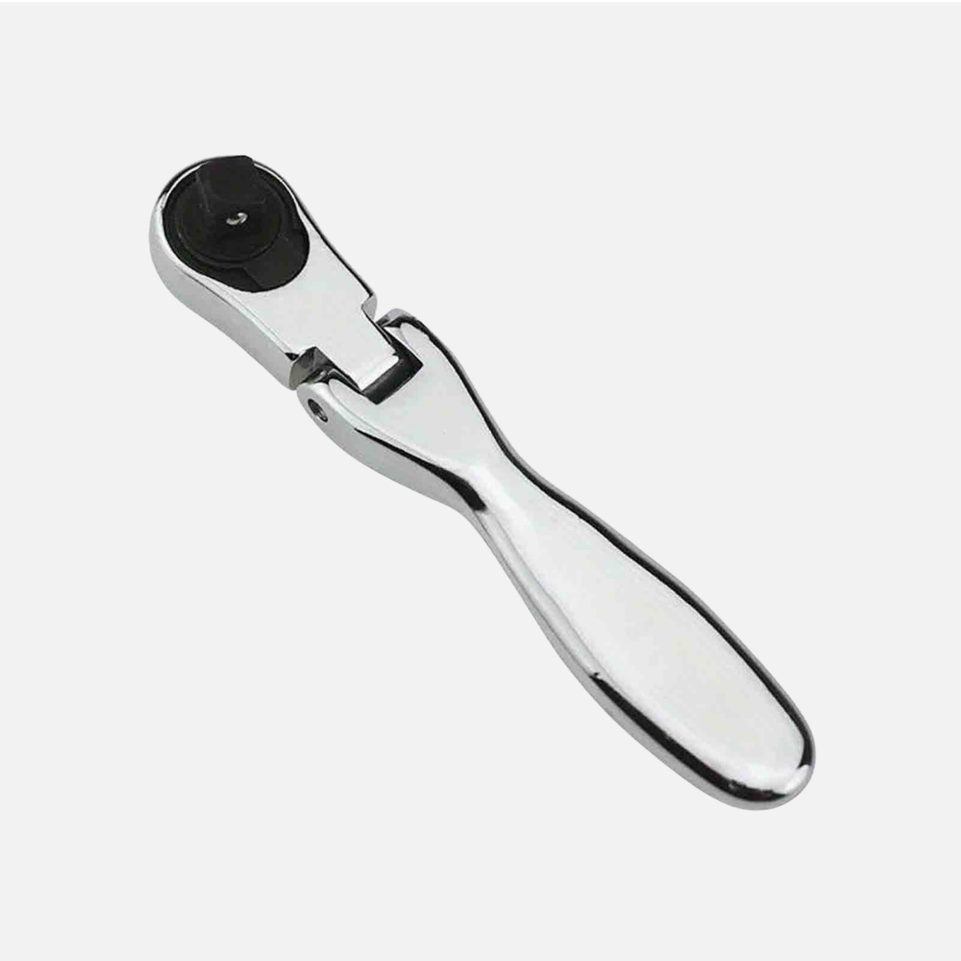 1/4 Inch 2 in 1 Mini Ratchet Wrench – 72 Tooth Dual End Quick Rotation Screwdriver Handle