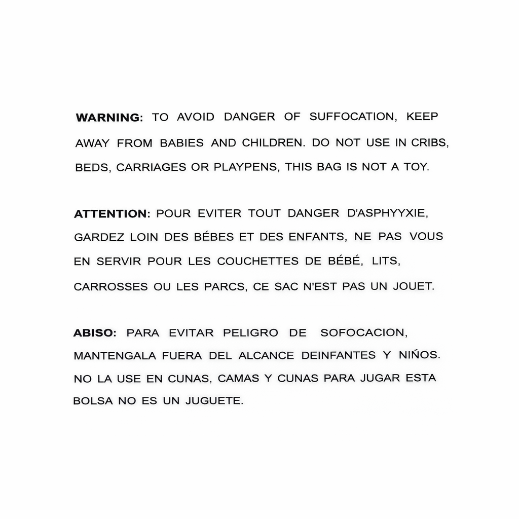 100pcs Self-Seal Clear Poly Bags 254x381mm | Resealable Plastic Packaging Bags with Suffocation Warning