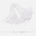 1000PCS Clothing Price Tag Strings - Bullet Head Hang Tags Label Lock Ties White