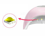 120W UV LED Nail Lamp – Professional Gel Nail Polish Dryer with LCD Timer (USB)