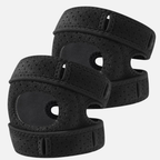 2 Pack Knee Brace Support with Gel Pad and Side Stabilizers – Adjustable Knee Sleeve for Sports and Joint Pain Relief
