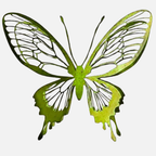 Metal Butterfly Wall Art – Garden Butterfly Wall Decor Outdoor Yard Sculpture