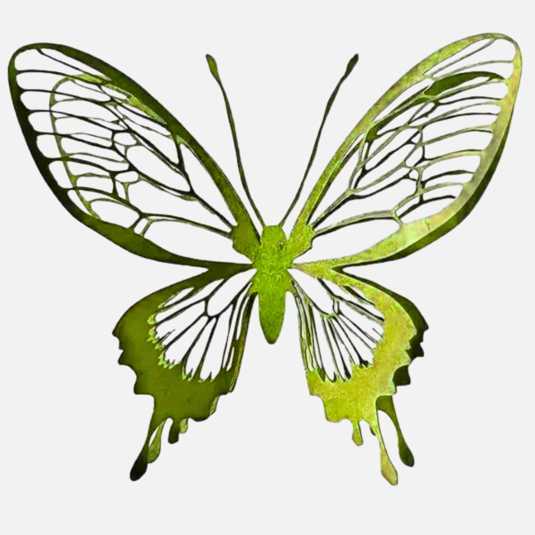 Metal Butterfly Wall Art – Garden Butterfly Wall Decor Outdoor Yard Sculpture