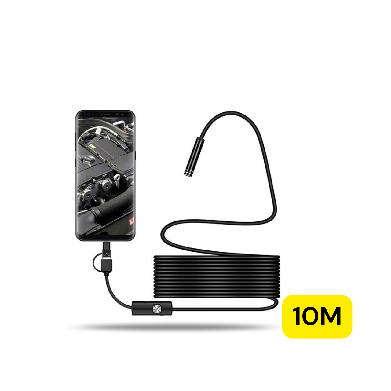 HD Waterproof Endoscope Camera USB Type-C Borescope Inspection Snake Camera for Android & PC