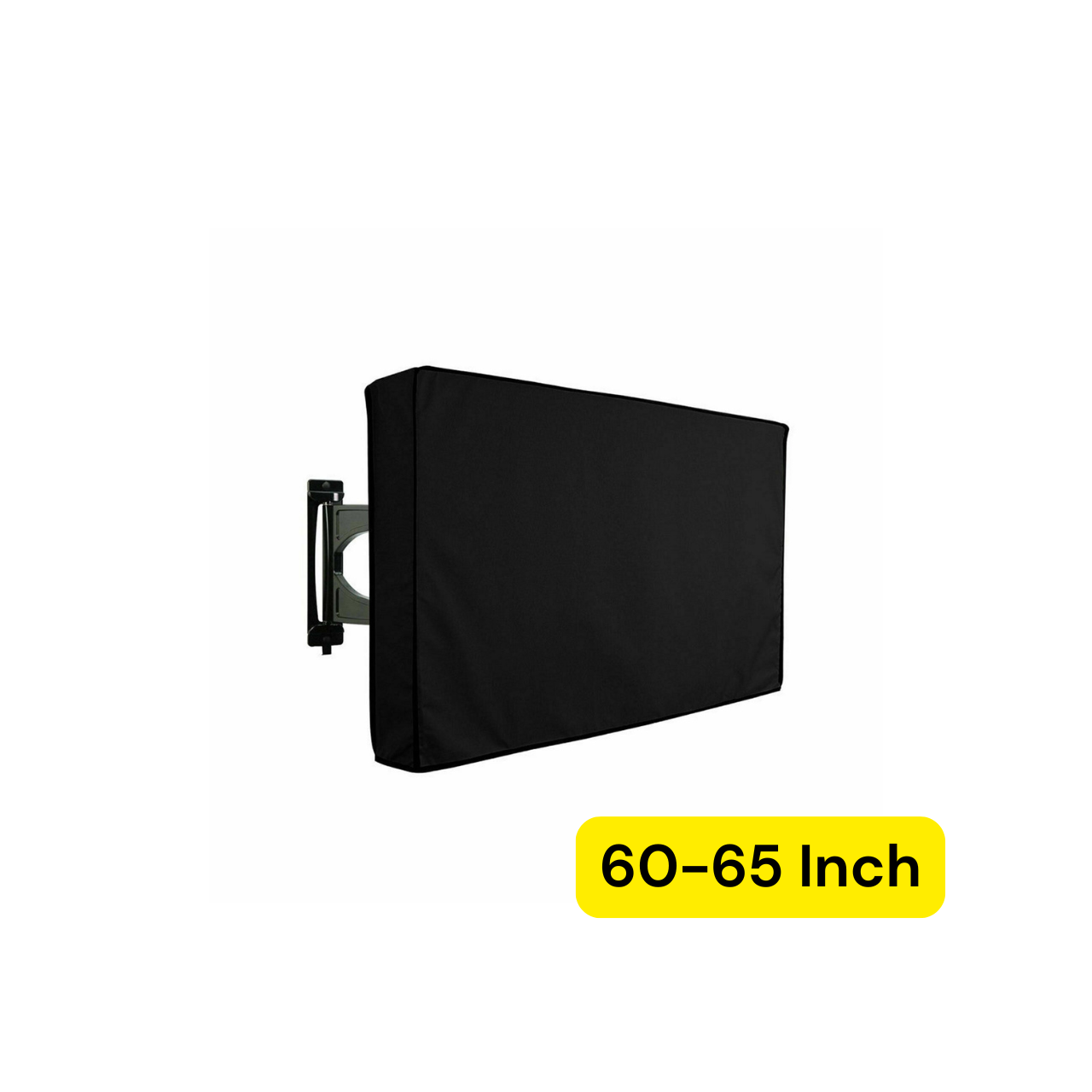 Outdoor TV Cover – Waterproof & Dustproof Patio Television Protector (30–65 Inch, Black Oxford Cloth)