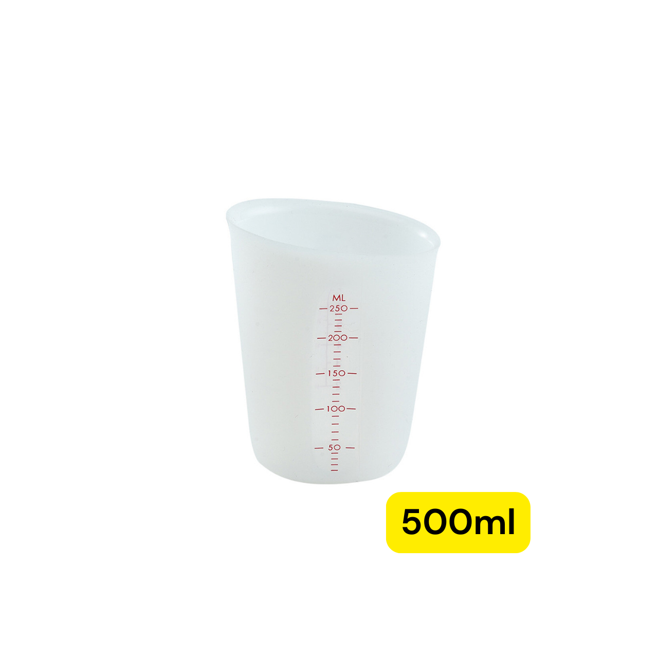 2PCS Silicone Measuring Cup Set 250ml or 500ml - Reusable Resin Glue DIY Mixing Cups
