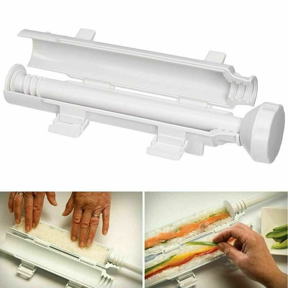 Sushi Maker Tube Kit – DIY Sushi Rolling Rice Mold Maker Tool