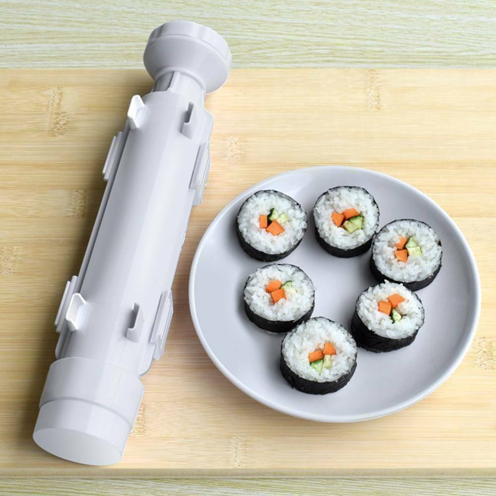 Sushi Maker Tube Kit – DIY Sushi Rolling Rice Mold Maker Tool