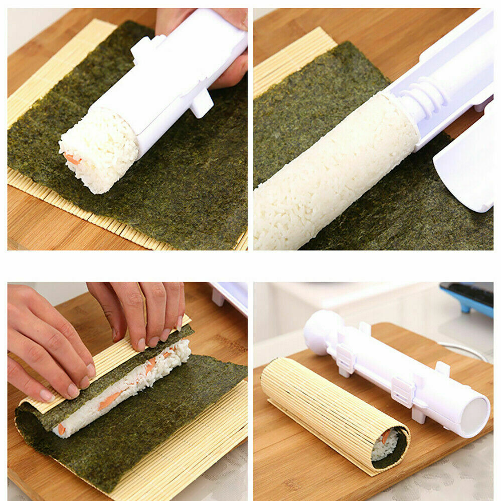 Sushi Maker Tube Kit – DIY Sushi Rolling Rice Mold Maker Tool