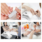 120W LED UV Nail Lamp Gel Polish Dryer – Professional Manicure Curing Light (AU Plug)