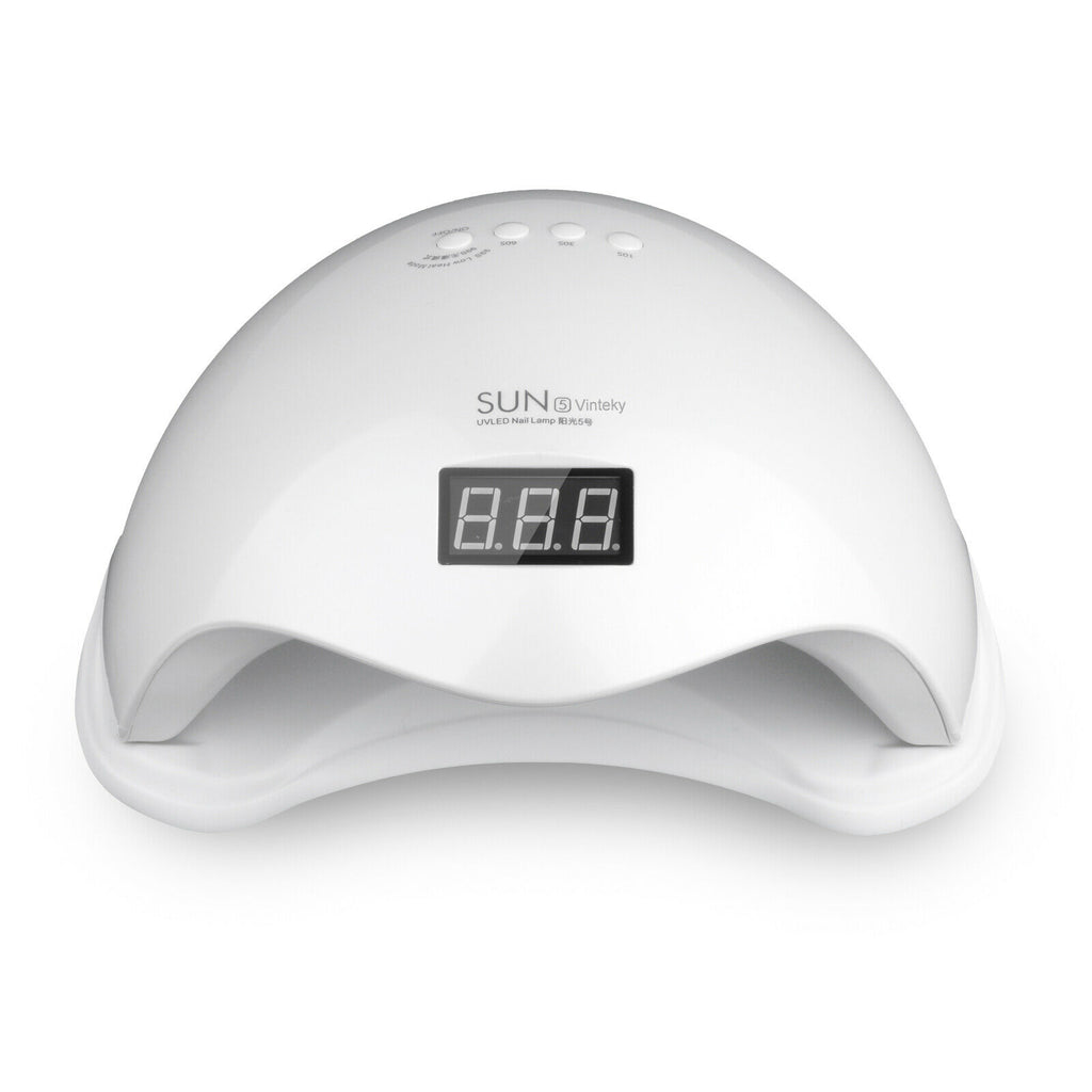 120W LED UV Nail Lamp Gel Polish Dryer – Professional Manicure Curing Light (AU Plug)