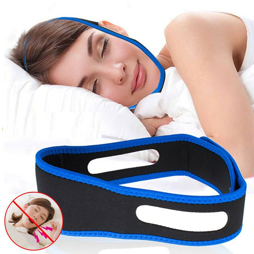 Anti Snoring Chin Strap – Adjustable Sleep Apnea Support Belt (Unisex)