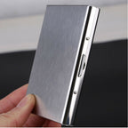 RFID Blocking Stainless Steel Card Holder Wallet – Slim Credit Card Case Protector