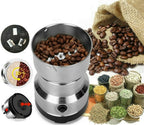 Electric Coffee Grinder for Beans, Nuts & Spices – Stainless Steel Blade Grinder (220V)