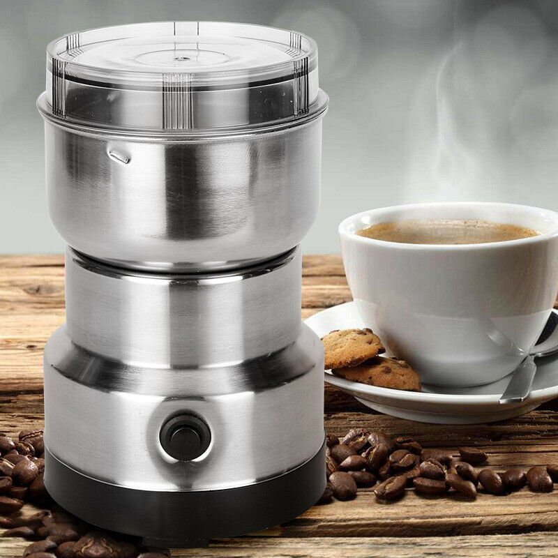 Electric Coffee Grinder for Beans, Nuts & Spices – Stainless Steel Blade Grinder (220V)