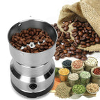 Electric Coffee Grinder for Beans, Nuts & Spices – Stainless Steel Blade Grinder (220V)