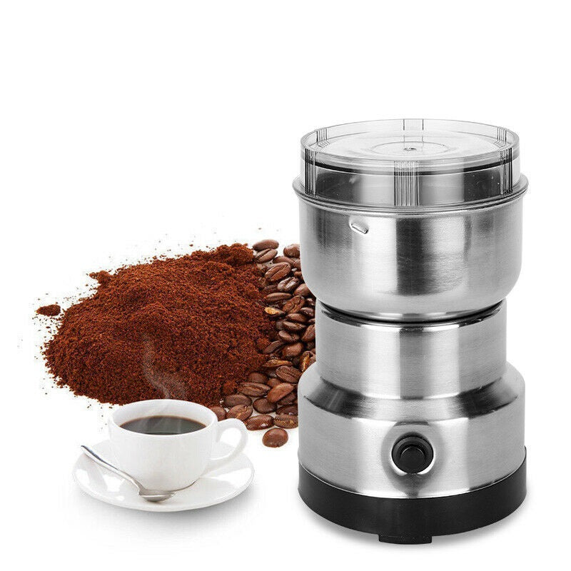 Electric Coffee Grinder for Beans, Nuts & Spices – Stainless Steel Blade Grinder (220V)