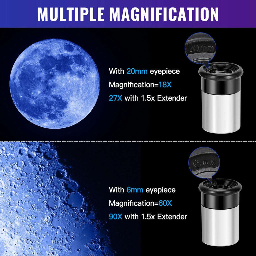 Astronomical Telescope 150X Zoom with Tripod – HD Outdoor Monocular Telescope (50mm Aperture)