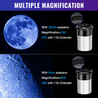 Astronomical Telescope 150X Zoom with Tripod – HD Outdoor Monocular Telescope (50mm Aperture)