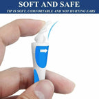 Ear Wax Removal Kit – Soft Spiral Ear Cleaner with Replaceable Tips (17pcs Set)