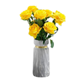 20pcs Artificial Rose Flowers Silk Long Stem Fake Roses Wedding Home Decor