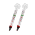 5PCS Aquarium Thermometer Glass Fish Tank Temperature Meter with Suction Cup
