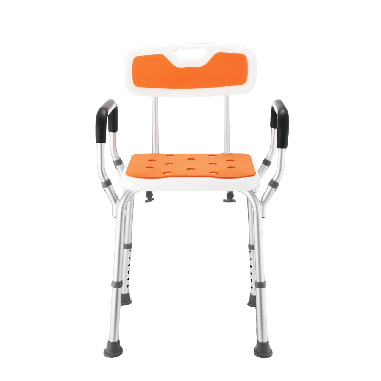 Adjustable Shower Chair Bath Seat Bathtub Aid Bench with Armrests Bathroom Safety Aid
