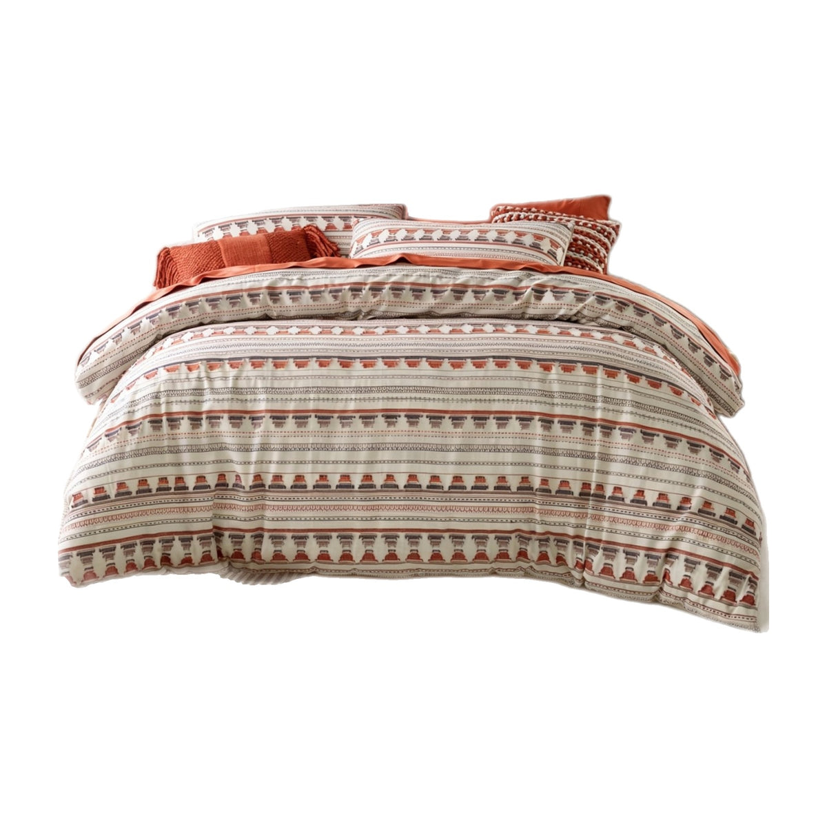 Jacquard Quilt Cover Set – 22 Designs, Doona Cover & Pillowcase, Single to Super King