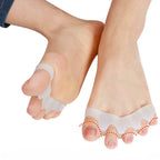Silicone Toe Separator Bunion Corrector – Gel Toe Straightener for Pain Relief