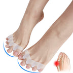 Silicone Toe Separator Bunion Corrector – Gel Toe Straightener for Pain Relief