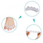 Silicone Toe Separator Bunion Corrector – Gel Toe Straightener for Pain Relief
