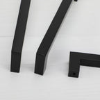 5 Pack Matte Black Cabinet Handles – Stainless Steel Drawer Pulls for Kitchen Cupboards and Doors