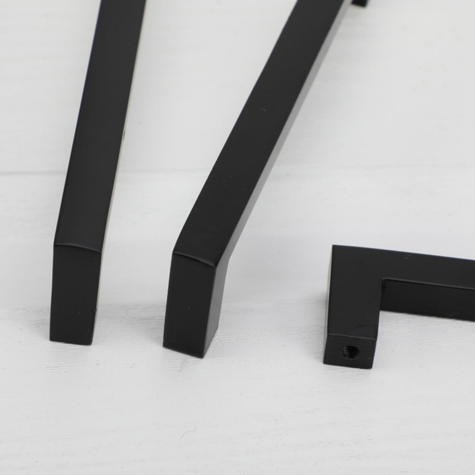 5 Pack Matte Black Cabinet Handles – Stainless Steel Drawer Pulls for Kitchen Cupboards and Doors