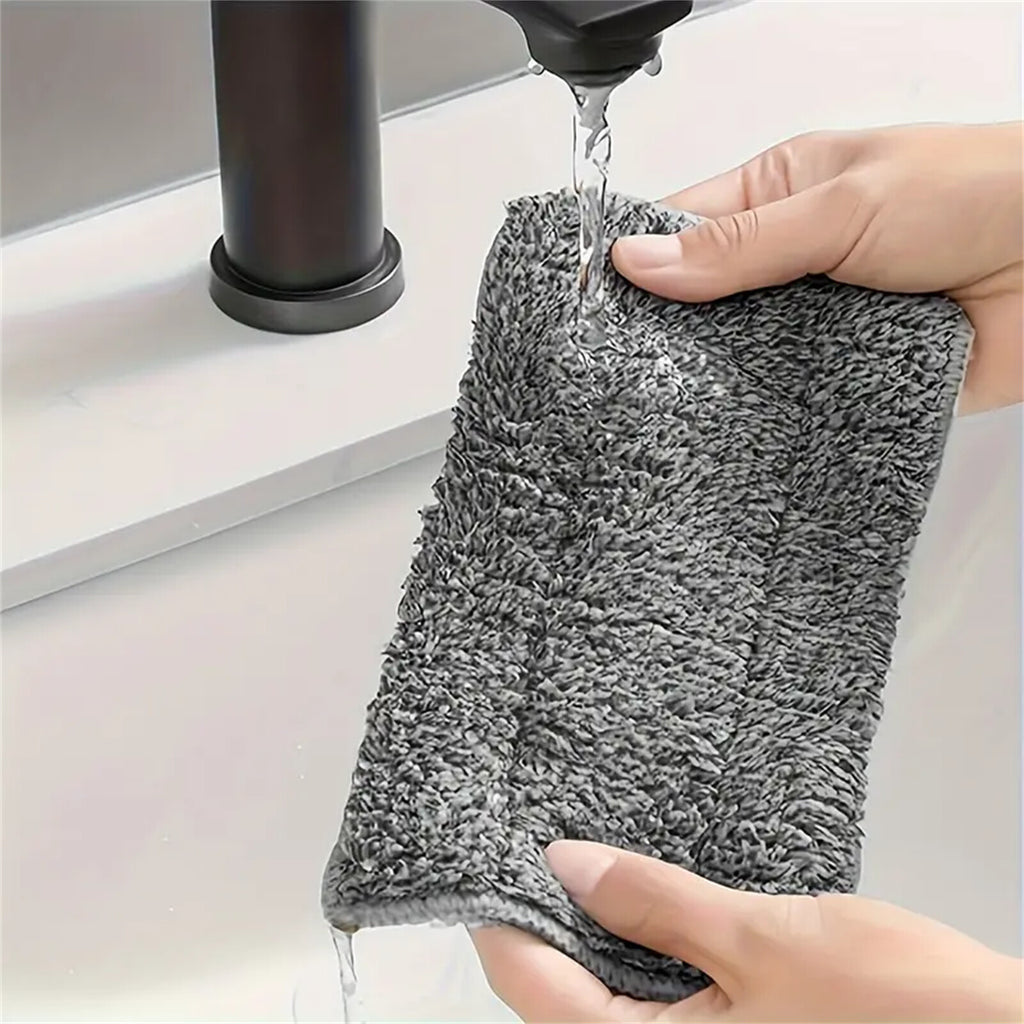 4pcs Window Groove Cleaning Brush Set | Track Cleaner with Handle & Microfiber Cloths