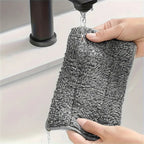 4pcs Window Groove Cleaning Brush Set | Track Cleaner with Handle & Microfiber Cloths