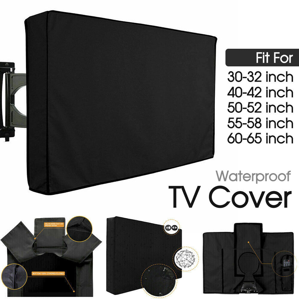 Waterproof Outdoor TV Cover – Dustproof Protector for 30–65 Inch Televisions