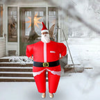 Inflatable Santa Claus Costume Christmas Suit, Funny Props Outfit Xmas OD