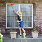 3 in 1 Extendable Window Cleaning Brush Kit – Microfibre Glass Cleaner, Spider Web Duster and Bendable Dusting Tool