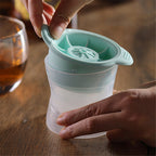 9PCS Whiskey Cocktail Sphere Ice Ball Mold Set - Reusable Round Ice Cube Maker for Drinks