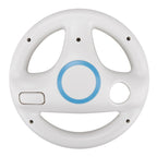 White Wii steering wheel front
