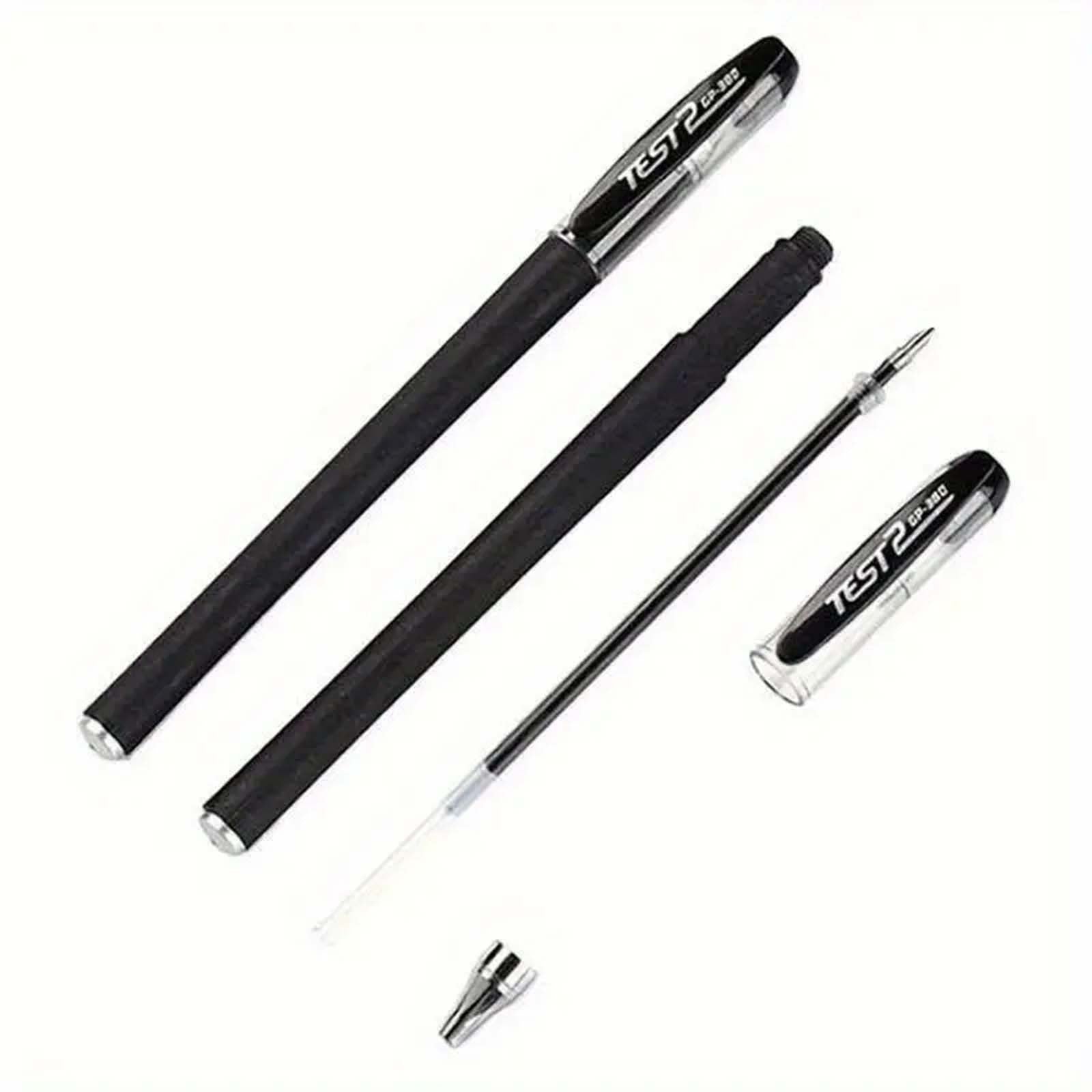 96pcs Black Ballpoint Pens 0.5mm Smooth Writing Office School Exam Pens