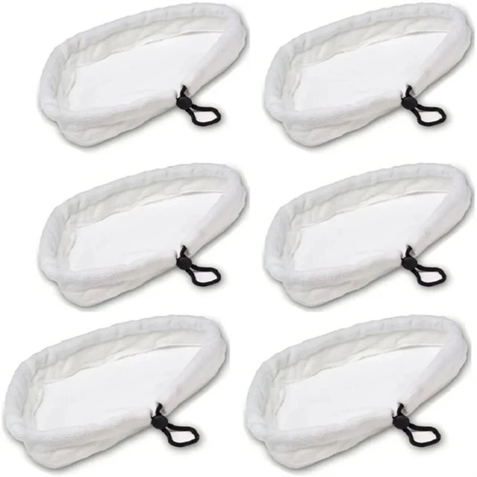 Steam Mop Replacement Pads Microfibre Washable Cleaning Cloths (1–12 Pack)