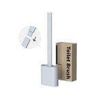 Silicone Toilet Brush with Holder – Hygienic Bathroom Cleaning Brush Set