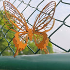 Metal Butterfly Wall Art – Garden Butterfly Wall Decor Outdoor Yard Sculpture