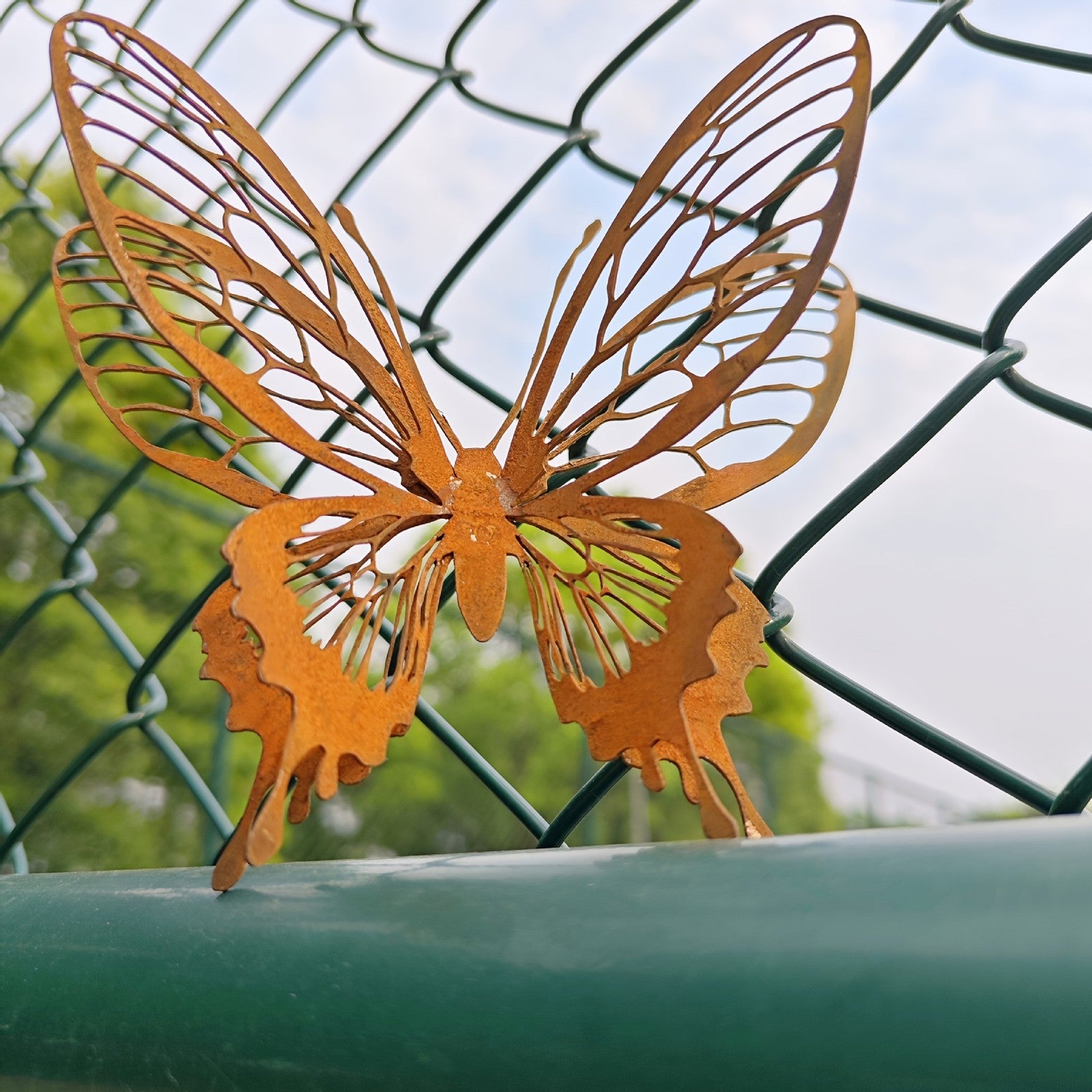 Metal Butterfly Wall Art – Garden Butterfly Wall Decor Outdoor Yard Sculpture