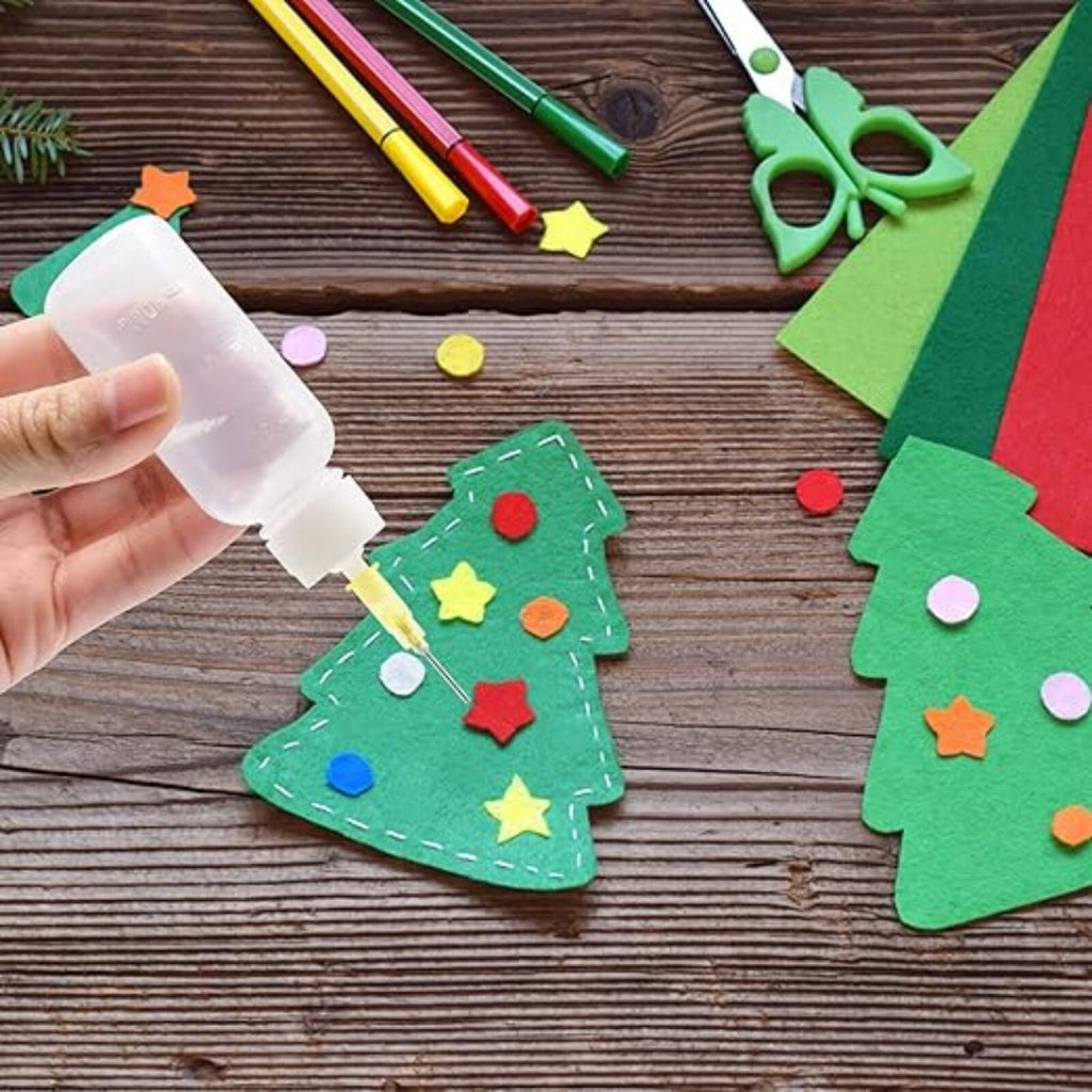 5PCS 50ml Needle Oiler Bottle Precision Glue Applicator Squeeze Dispenser Bottles