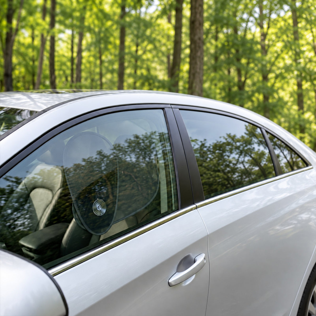 Foldable Car Side Window Sunshades Suction Cup Sun Visors 360° Rotatable Heat AU