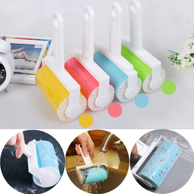 3pcs Reusable Pet Hair Remover Brush | Washable Lint Roller for Clothes Furniture
