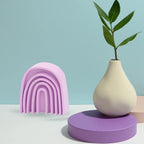 2pcs 3D Rainbow Bridge Silicone Mold | DIY Candle Soap Resin Gypsum Baking Mould